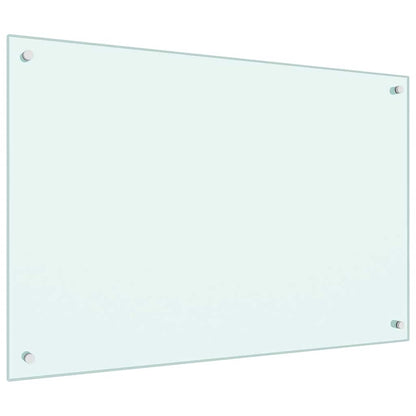 Küchenrückwand Milchweiß 90x60 cm Hartglas