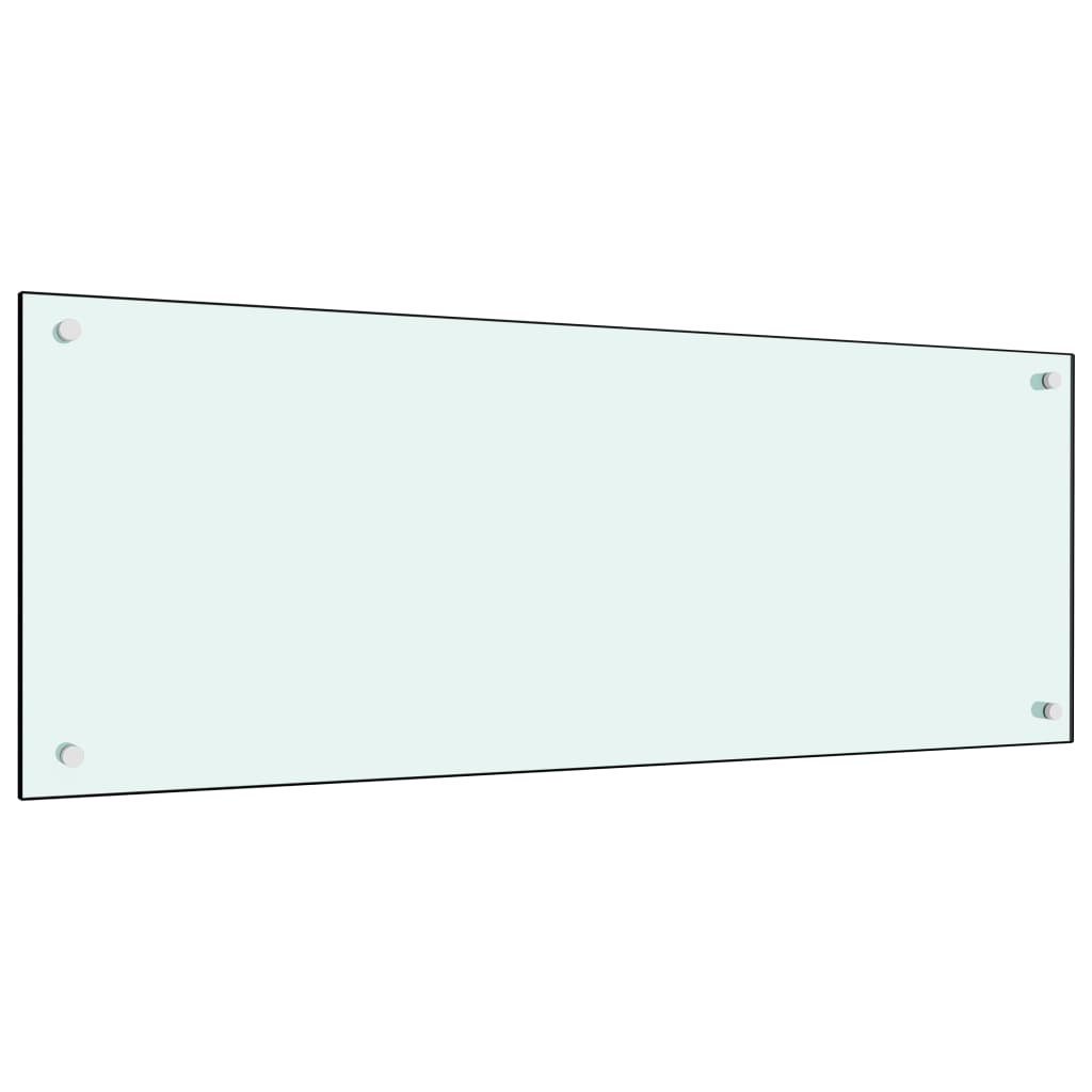 Küchenrückwand Milchweiß 100x40 cm Hartglas