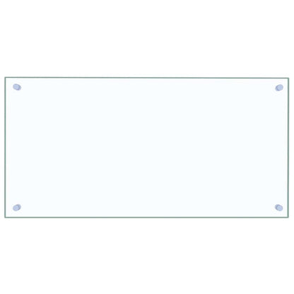 Küchenrückwand Transparent 80×40 cm Hartglas