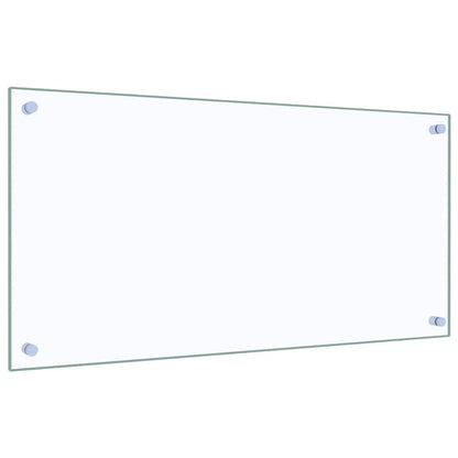 Küchenrückwand Transparent 80×40 cm Hartglas