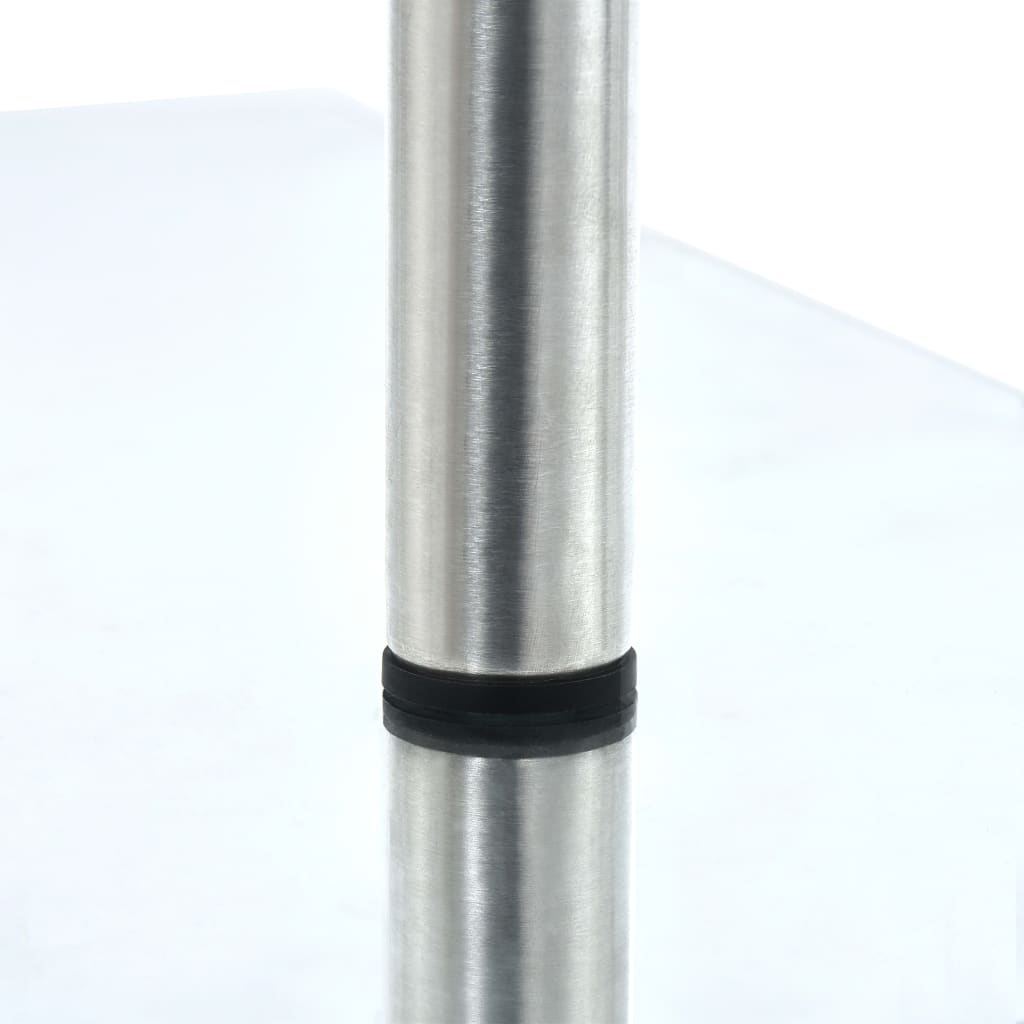 Étagère d'angle de cuisine 3 niveaux en verre trempé