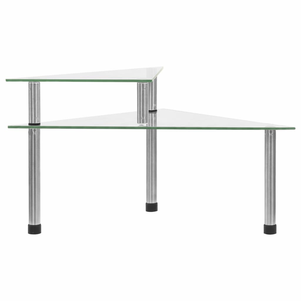 Étagère de cuisine transparente 49,5x35x19 cm en verre trempé