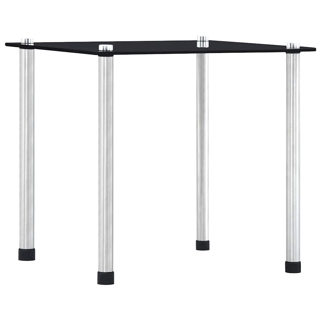 Satztische 3 Stk. Schwarz Hartglas