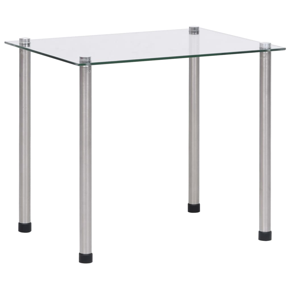 Satztische 3-tlg. Transparent Hartglas