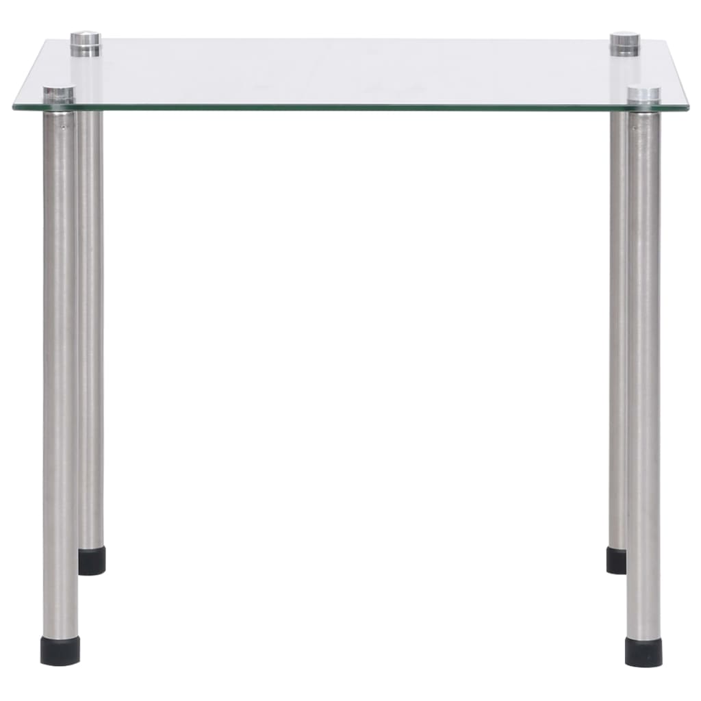 Satztische 3-tlg. Transparent Hartglas