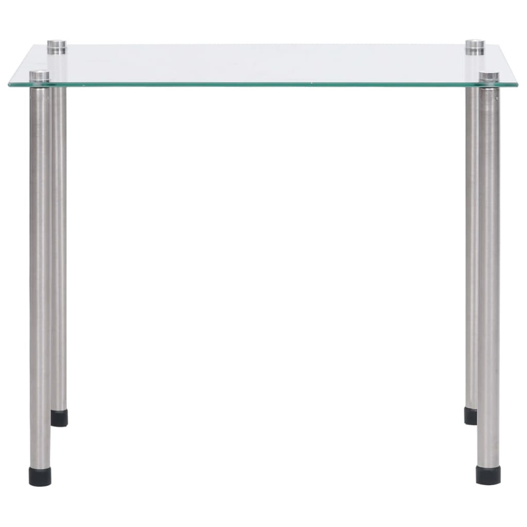 Satztische 3-tlg. Transparent Hartglas