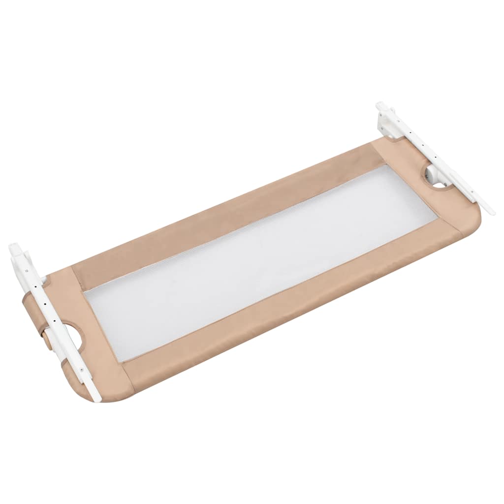 Kleinkind-Bettschutzgitter Taupe 102x42 cm Polyester