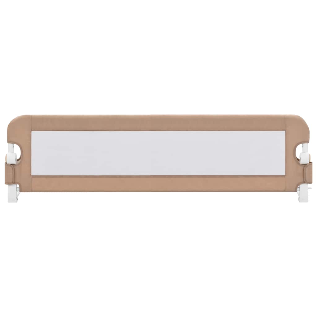 Kleinkind-Bettschutzgitter Taupe 150x42 cm Polyester