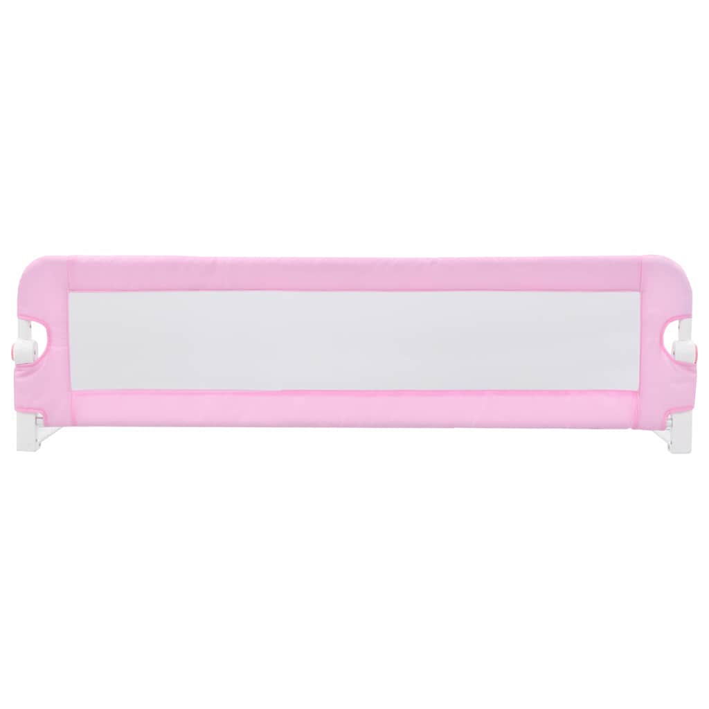 Kleinkind-Bettschutzgitter Rosa 120x42 cm Polyester