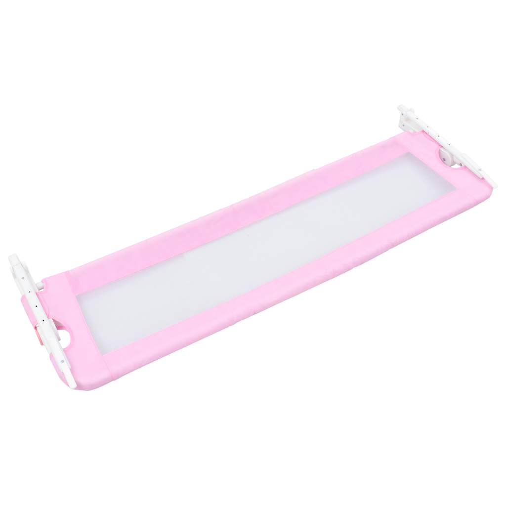Kleinkind-Bettschutzgitter Rosa 120x42 cm Polyester
