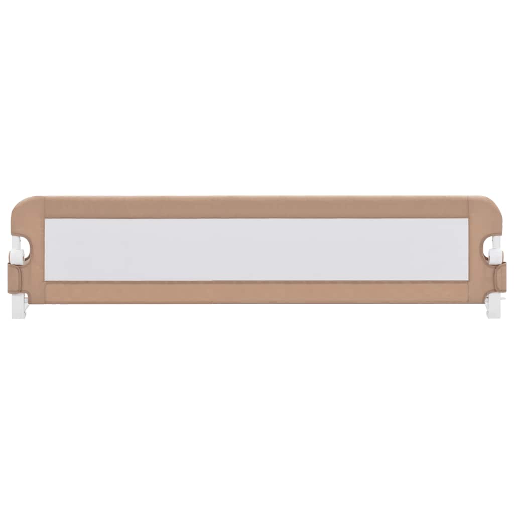 Kleinkind-Bettschutzgitter Taupe 180x42 cm Polyester