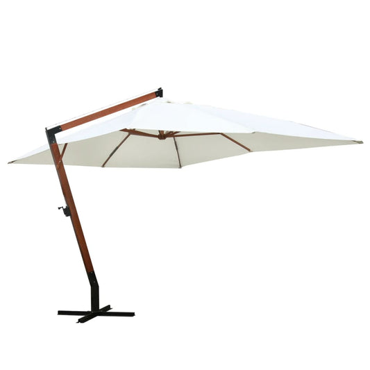 Sonnenschirm 300x400 cm Weiß