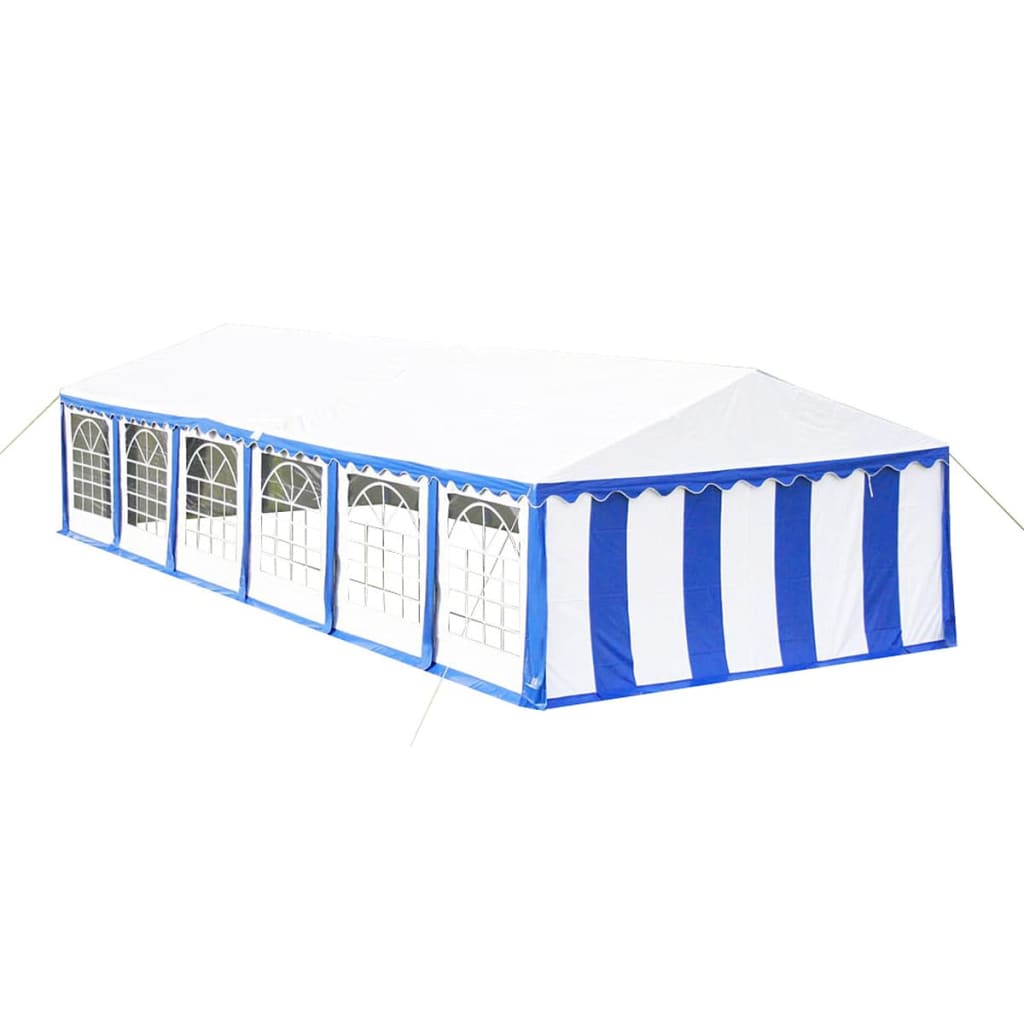 Ersatzdach Dachplane Seitenteile Festzelt Party Zelt 12 x 6m Blau&Weiß