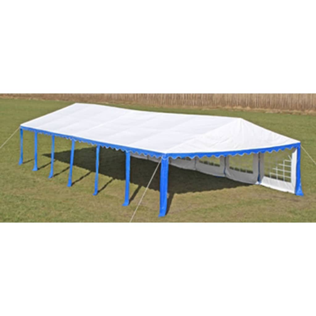 Ersatzdach Dachplane Seitenteile Festzelt Party Zelt 12 x 6m Blau&Weiß