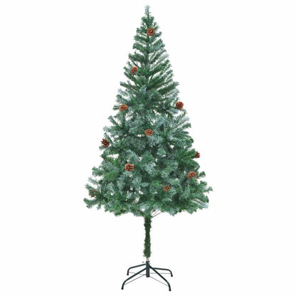Künstlicher Weihnachtsbaum mit Tannenzapfen 180 cm