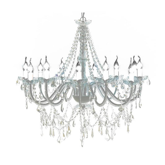 Lustre avec 1600 cristaux