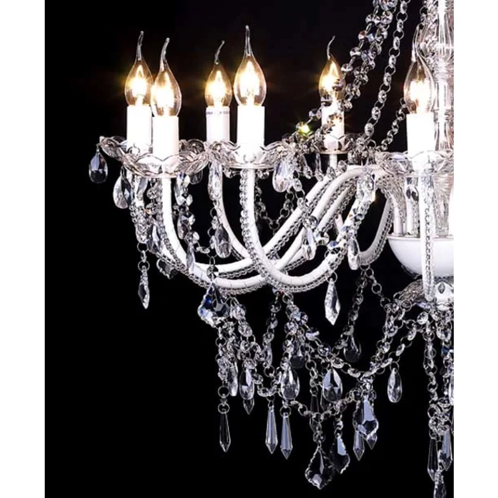 Lustre avec 1600 cristaux