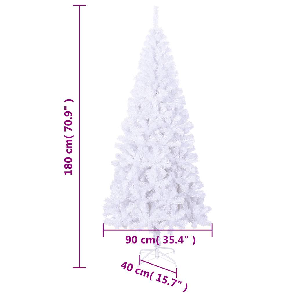 Künstlicher Weihnachtsbaum mit Ständer 180 cm 620 Zweige