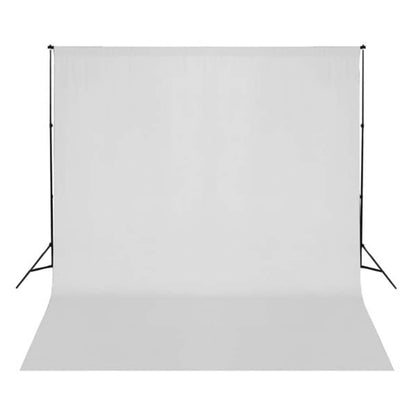 Fotohintergrund ohne Ständer Baumwolle Weiß 300x300 cm