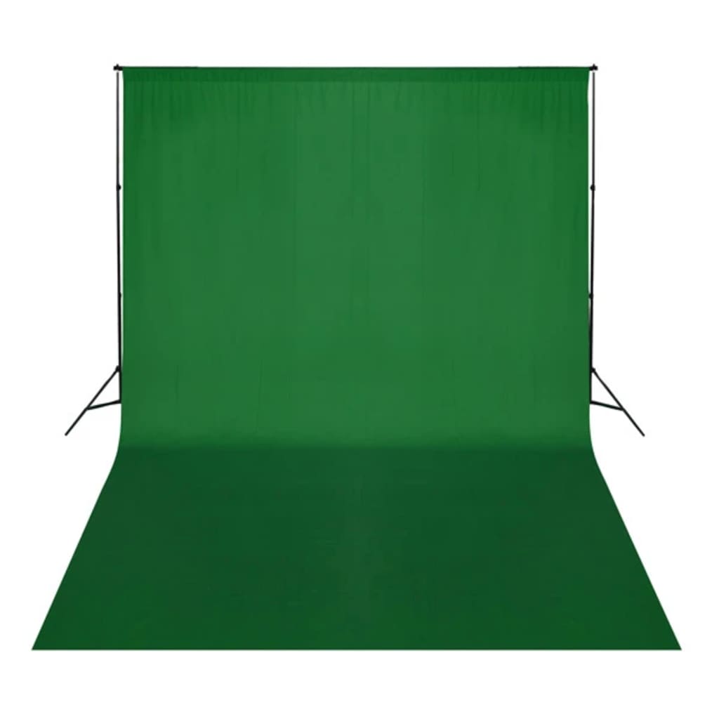 Fotohintergrund ohne Ständer Baumwolle Grün 500x300 Chroma-Key