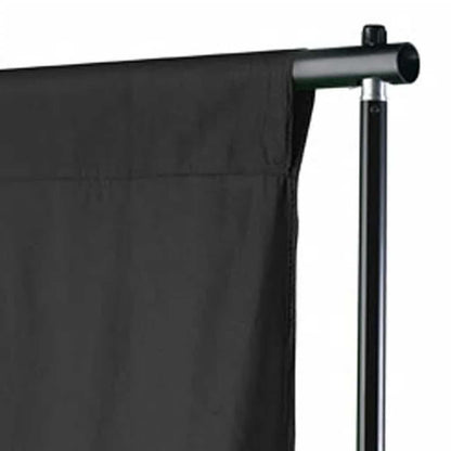 Fotohintergrund ohne Ständer Baumwolle Schwarz 500x300 cm