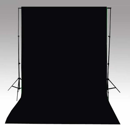 Fotohintergrund ohne Ständer Baumwolle Schwarz 500x300 cm