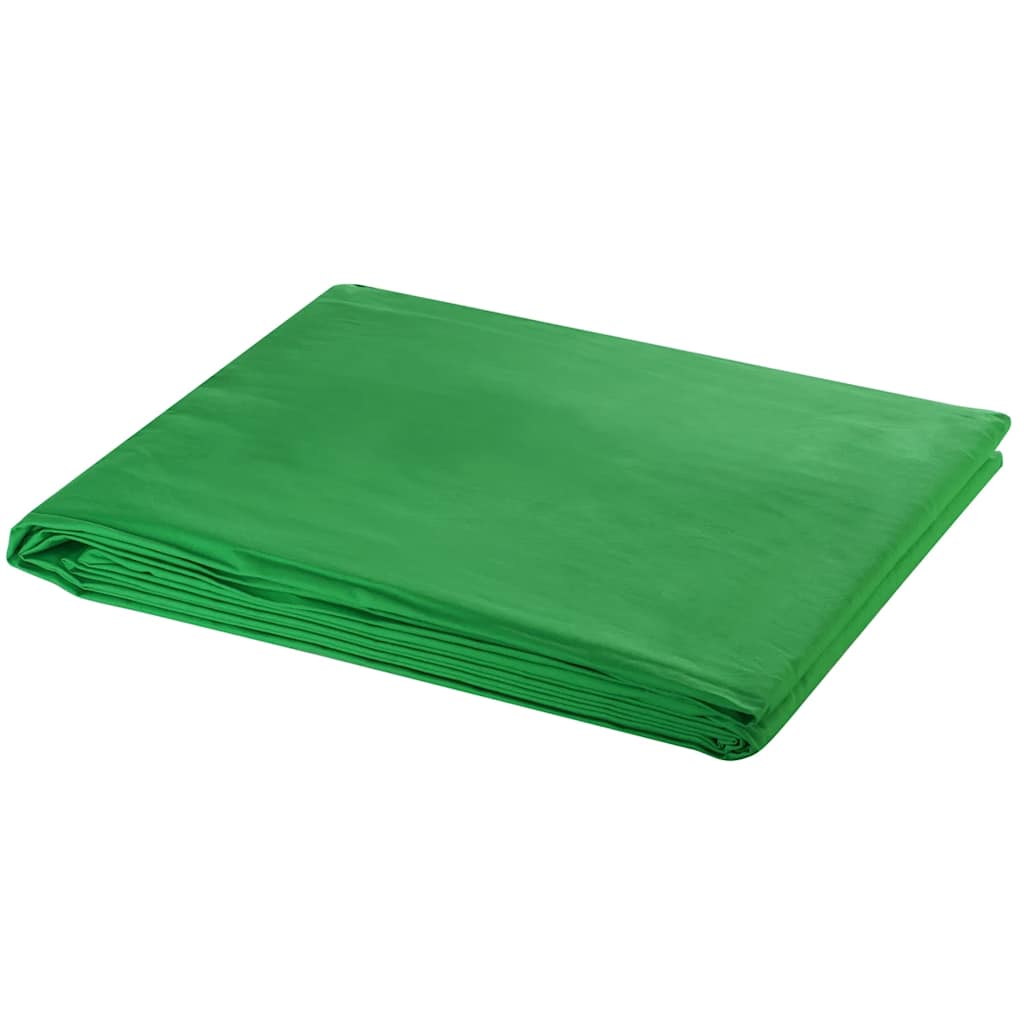Fotohintergrund ohne Ständer Baumwolle Grün 600x300 Chroma-Key