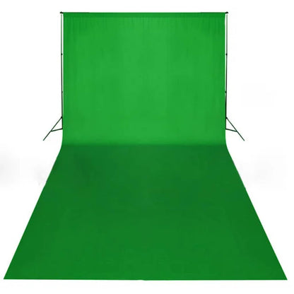 Fotohintergrund ohne Ständer Baumwolle Grün 600x300 Chroma-Key
