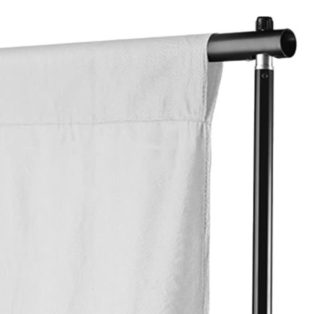Fotohintergrund ohne Ständer Baumwolle Weiß 600x300 cm