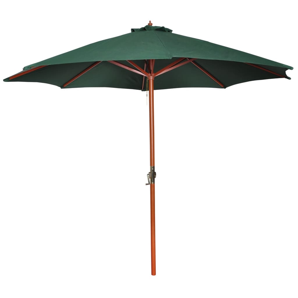 Parasol vert 258 cm