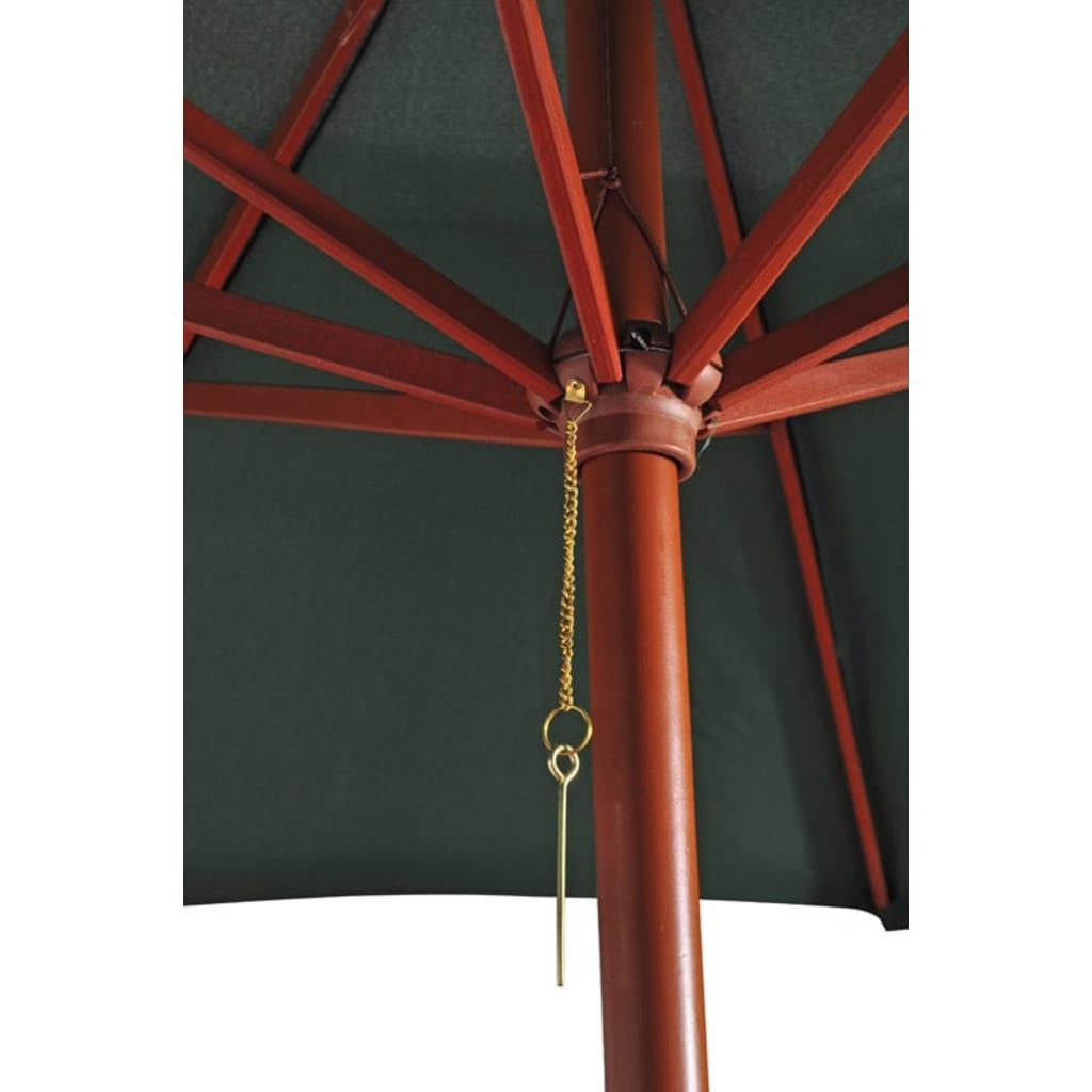 Parasol vert 258 cm