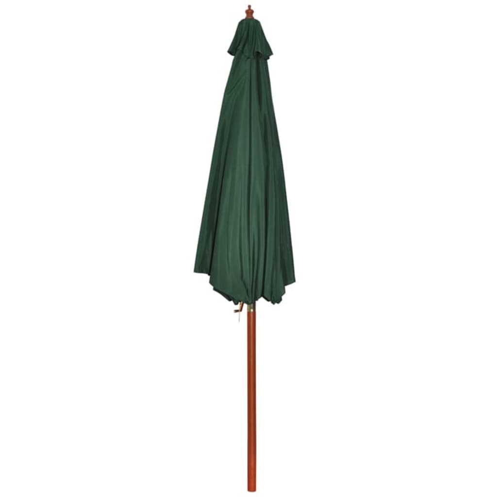 Parasol vert 258 cm