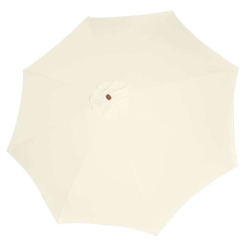 Parasol 300 x 258 cm blanc sable