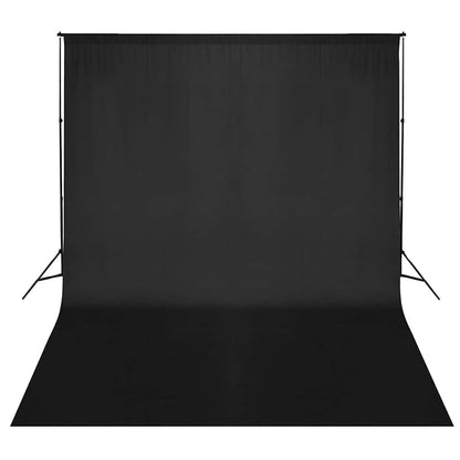 Fotohintergrund-System 300 x 300 cm Schwarz