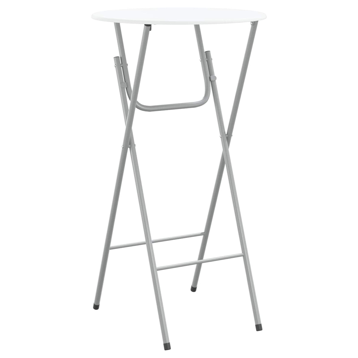 Stehtische 4 Stk. mit MDF Tischplatte Weiß