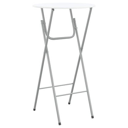 Stehtische 4 Stk. mit MDF Tischplatte Weiß