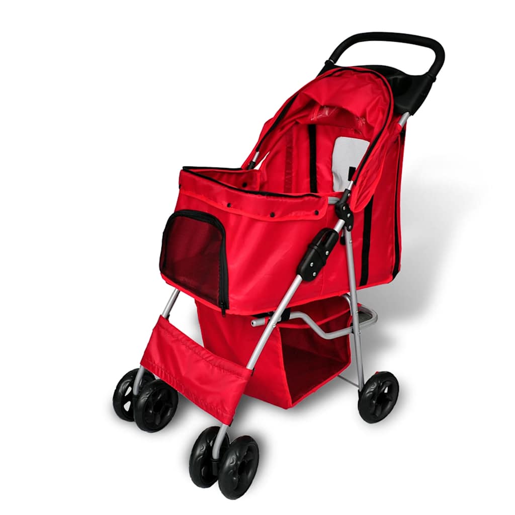 Hundewagen Hundebuggy Rot