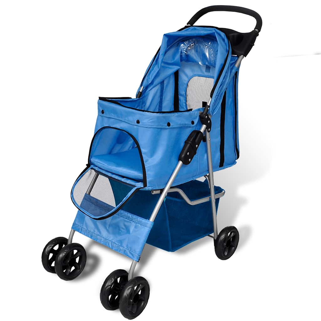 Hundewagen Hundebuggy Blau