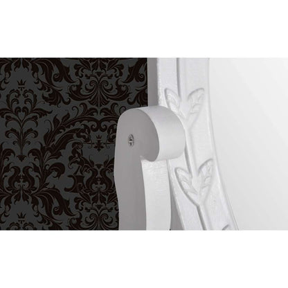 Schminktisch mit ovalem Schwenkspiegel MDF