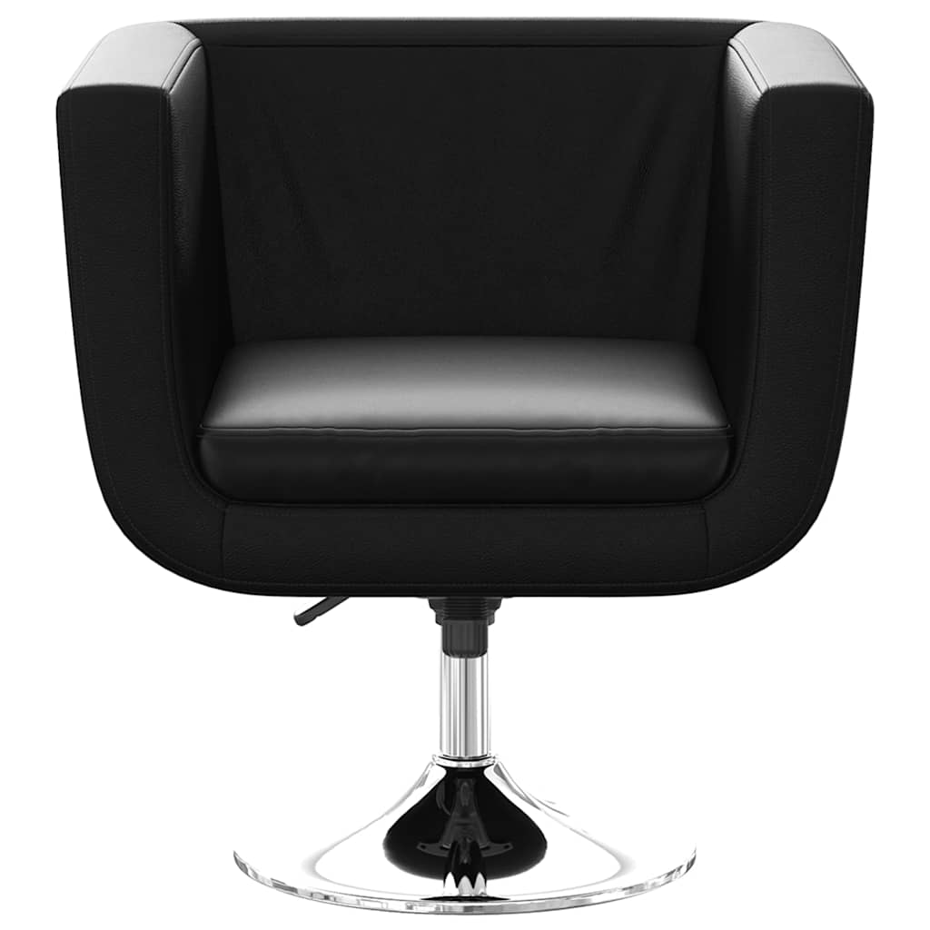 Barsessel Schwarz Kunstleder