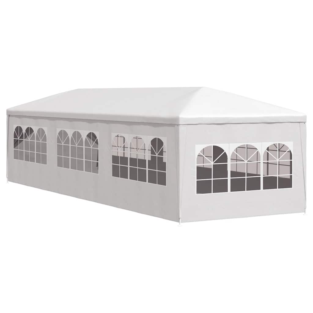 Tente de fête 3x9 m blanche