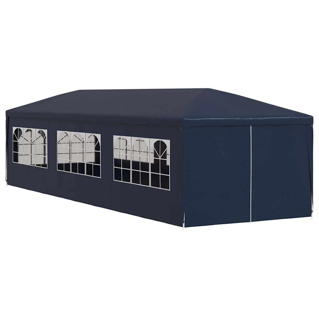 Tente de fête 3x9 m bleue