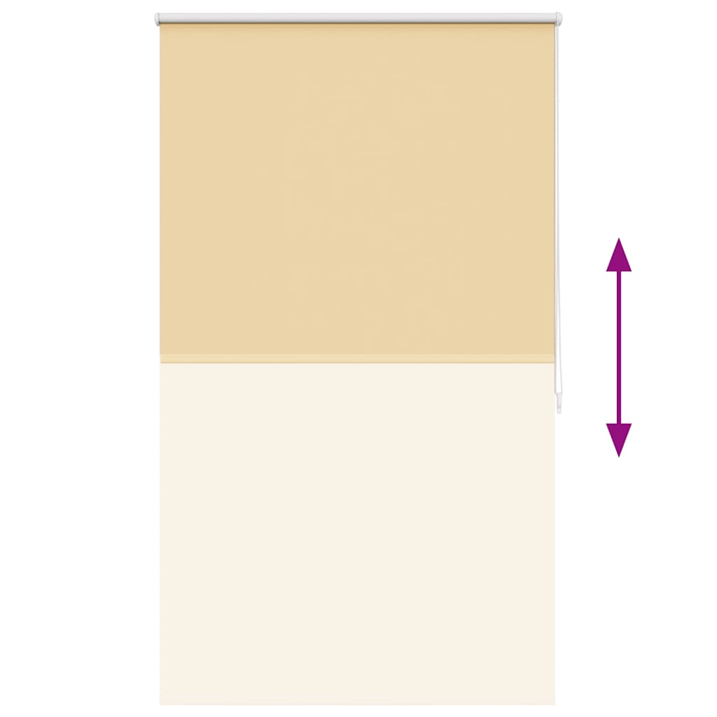 Verdunkelungsrollo 84,4 x 175 cm, Stoffbreite 80 cm, Beige