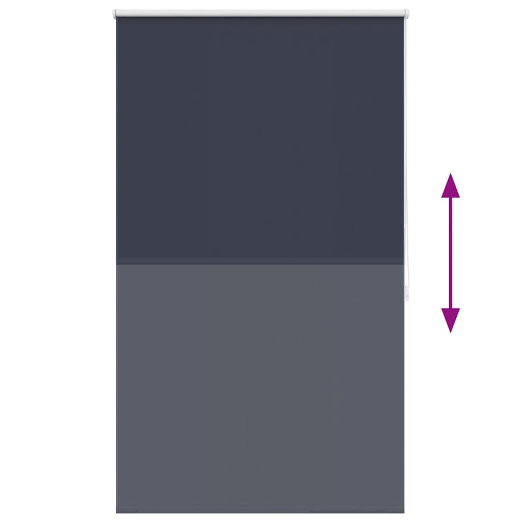 Verdunkelungsrollo 84,4 x 175 cm, Stoffbreite 80 cm, Marineblau