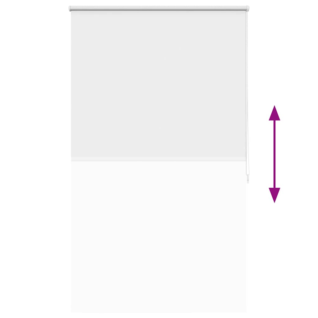 Verdunkelungsrollo 104,4 x 175 cm, Stoffbreite 100 cm, Weiß