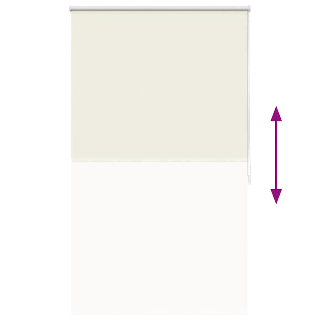 Verdunkelungsrollo 104,4 x 175 cm, Stoffbreite 100 cm, Gebrochen Weiß