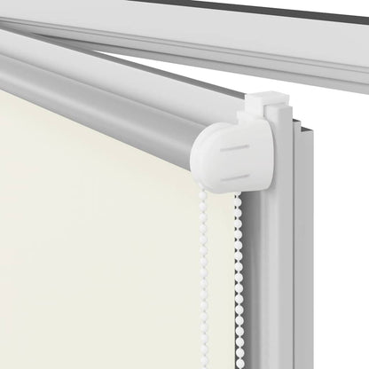Verdunkelungsrollo 124,4x175cm Stoffbreite 120cm Gebrochen Weiß