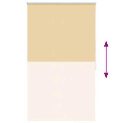 Verdunkelungsrollo 124,4 x 175 cm, Stoffbreite 120 cm, Beige