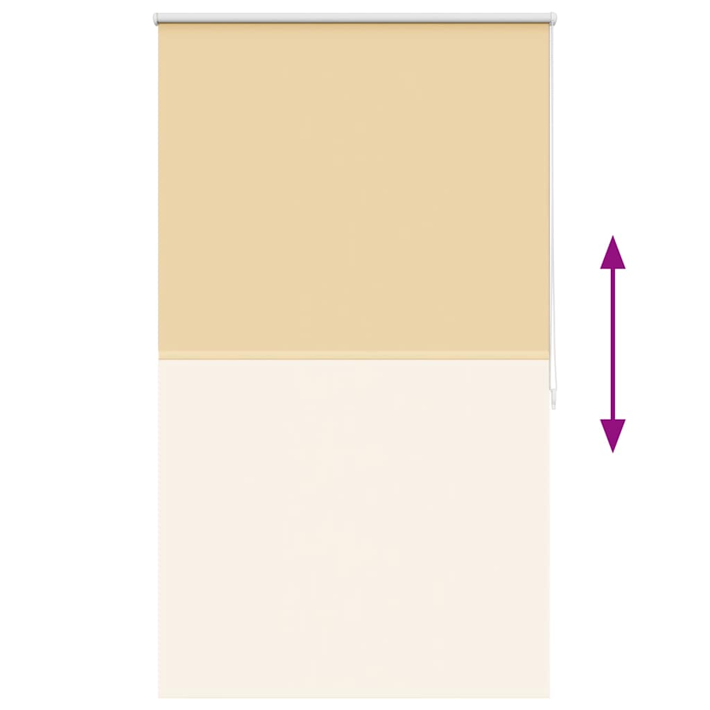 Verdunkelungsrollo 124,4 x 175 cm, Stoffbreite 120 cm, Beige