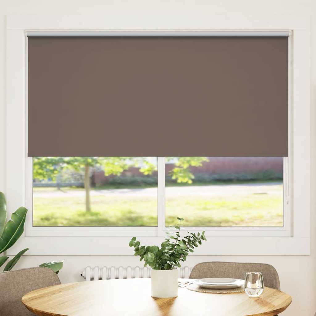 Verdunkelungsrollo 144,4 x 175 cm, Stoffbreite 140 cm, Kaffeebraun
